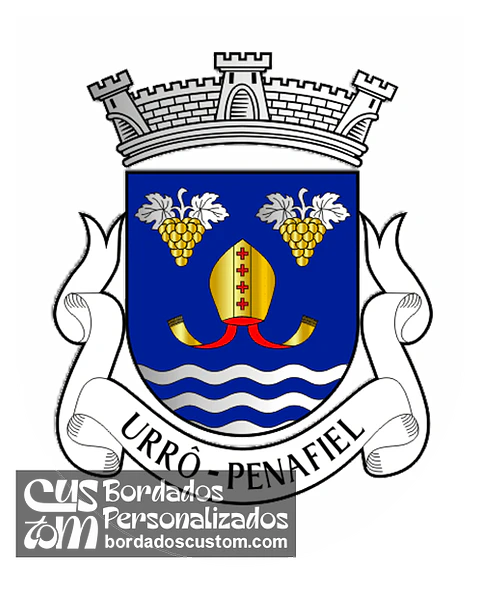 Emblema Bordado Antiga Freguesia de Urrô (Penafiel, Porto)