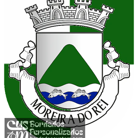 Emblema Bordado Antiga Freguesia de Moreira do Rei (Fafe, Braga) 1