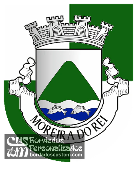 Emblema Bordado Antiga Freguesia de Moreira do Rei (Fafe, Braga)