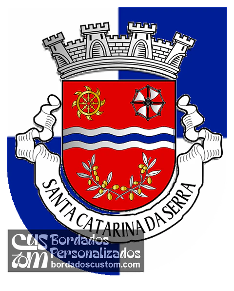 Emblema Bordado Antiga Freguesia de Santa Catarina da Serra (Leiria, Leiria)