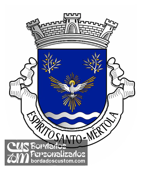 Emblema Bordado Freguesia de Espírito Santo (Mértola, Beja)