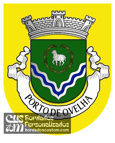Emblema Bordado Antiga Freguesia de Porto de Ovelha (Almeida, Guarda)