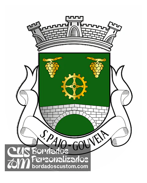 Emblema Bordado Freguesia de São Paio (Gouveia, Guarda)
