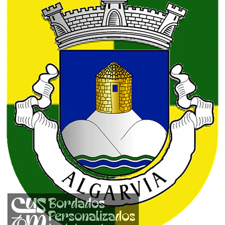 Emblema Bordado Freguesia de Algarvia (Nordeste, Açores) 1