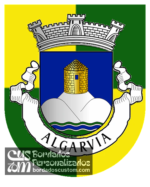 Emblema Bordado Freguesia de Algarvia (Nordeste, Açores)