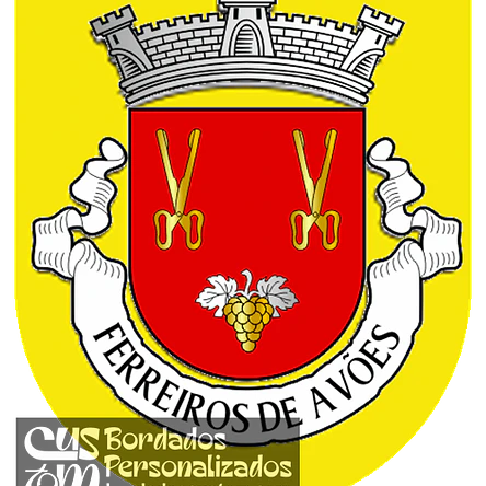 Emblema Bordado Freguesia de Ferreiros de Avões (Lamego, Viseu) 1