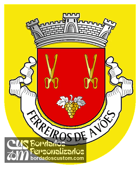 Emblema Bordado Freguesia de Ferreiros de Avões (Lamego, Viseu)