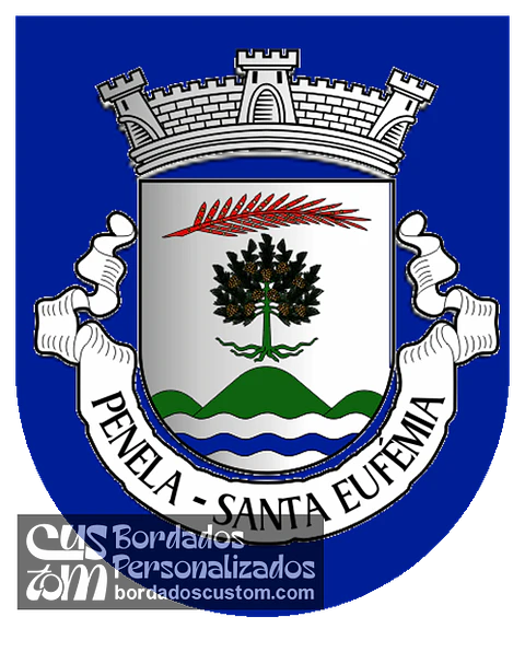 Emblema Bordado Antiga Freguesia de Penela (Santa Eufémia) (Penela, Coimbra)