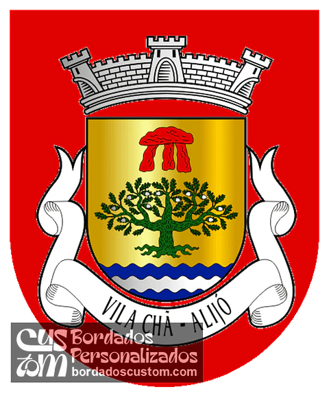 Emblema Bordado Freguesia de Vila Chã (Alijó, Vila Real)