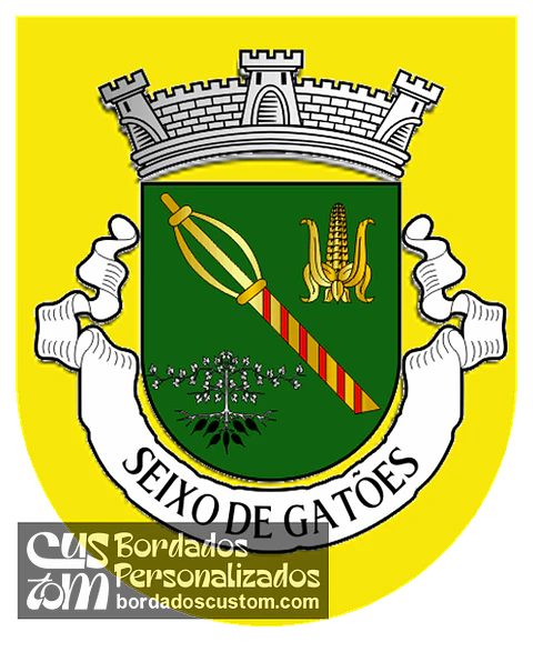 Emblema Bordado Freguesia de Seixo de Gatões (Montemor-o-Velho, Coimbra)