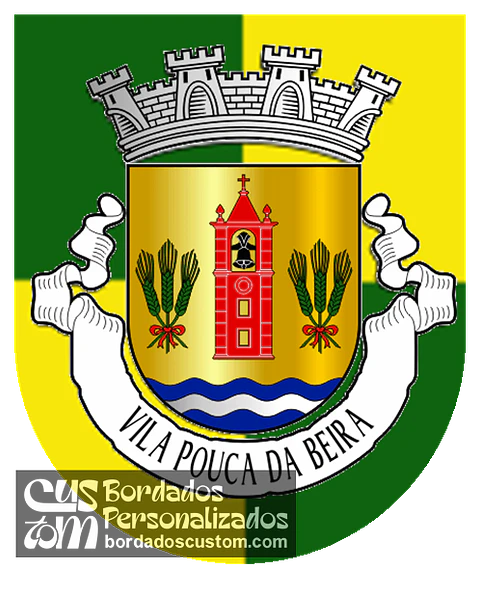 Emblema Bordado Antiga Freguesia de Vila Pouca da Beira (Oliveira do Hospital, Coimbra)