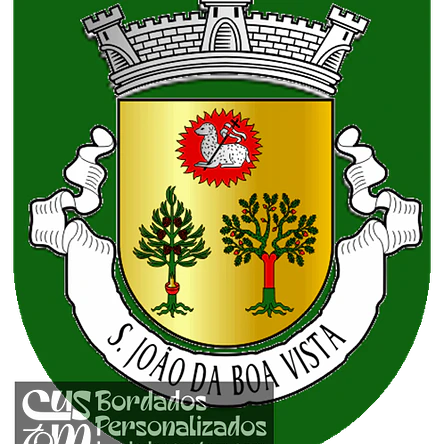 Emblema Bordado Freguesia de São João da Boa Vista (Tábua, Coimbra) 1