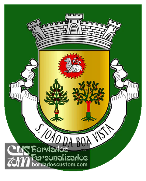 Emblema Bordado Freguesia de São João da Boa Vista (Tábua, Coimbra)