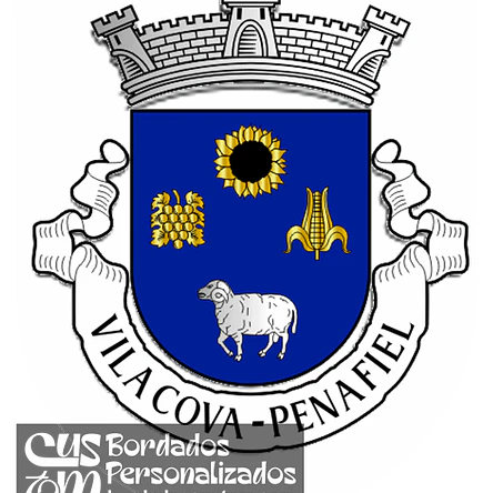 Emblema Bordado Antiga Freguesia de Vila Cova (Penafiel, Porto) 1