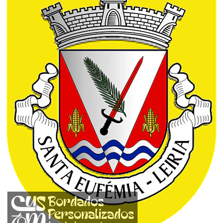Emblema Bordado Antiga Freguesia de Santa Eufémia (Leiria, Leiria) 1
