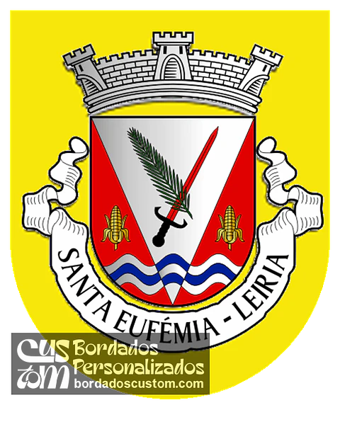 Emblema Bordado Antiga Freguesia de Santa Eufémia (Leiria, Leiria)