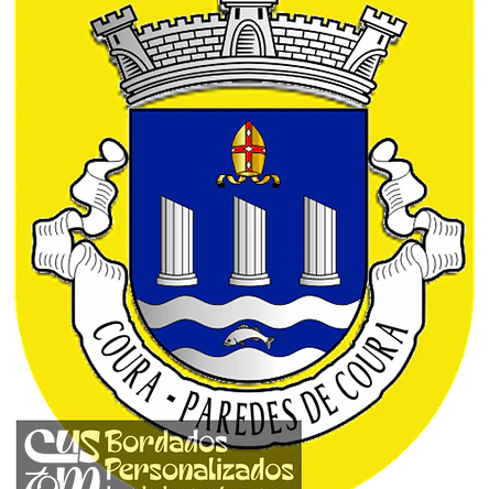 Emblema Bordado Freguesia de Coura (Paredes de Coura, Viana do Castelo) 1