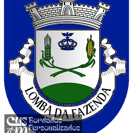 Emblema Bordado Freguesia de Lomba da Fazenda (Nordeste, Açores) 1