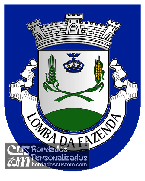 Emblema Bordado Freguesia de Lomba da Fazenda (Nordeste, Açores)