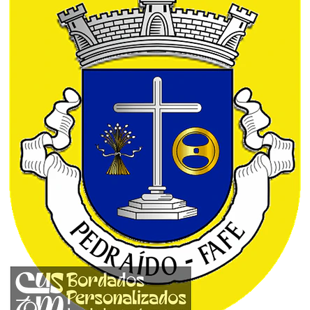 Emblema Bordado Antiga Freguesia de Pedraído (Fafe, Braga) 1