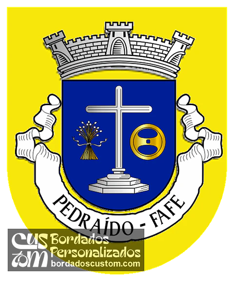 Emblema Bordado Antiga Freguesia de Pedraído (Fafe, Braga)
