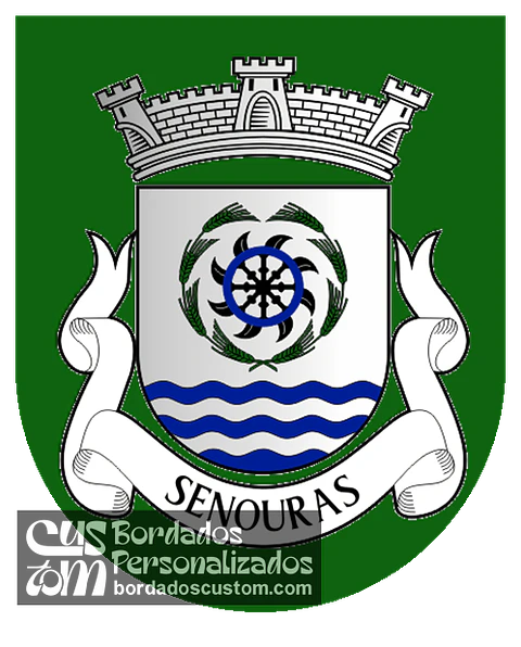 Emblema Bordado Antiga Freguesia de Senouras (Almeida, Guarda)