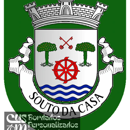 Emblema Bordado Freguesia de Souto da Casa (Fundão, Castelo Branco) 1