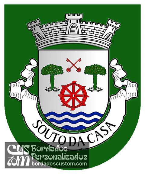 Emblema Bordado Freguesia de Souto da Casa (Fundão, Castelo Branco)