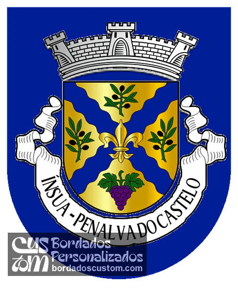 Emblema Bordado Freguesia de Ínsua (Penalva do Castelo, Viseu)
