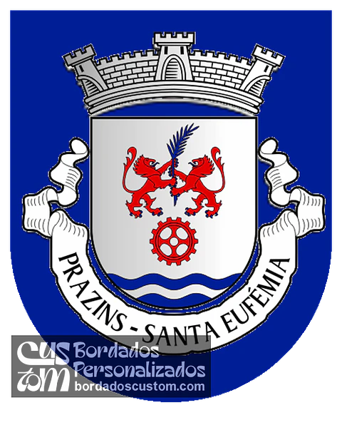 Emblema Bordado Freguesia de Prazins (Santa Eufémia) (Guimarães, Braga)
