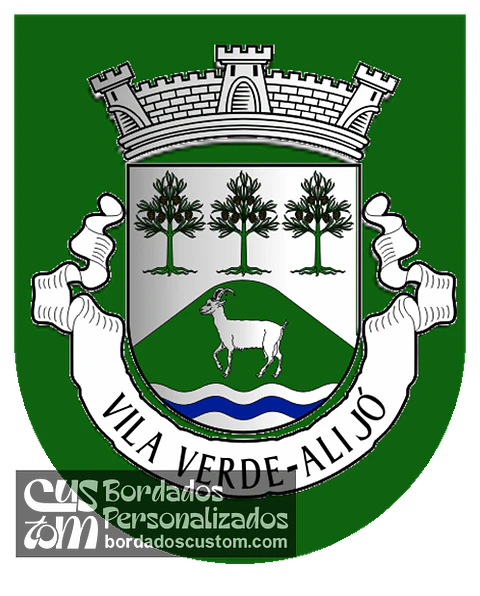 Emblema Bordado Freguesia de Vila Verde (Alijó, Vila Real)
