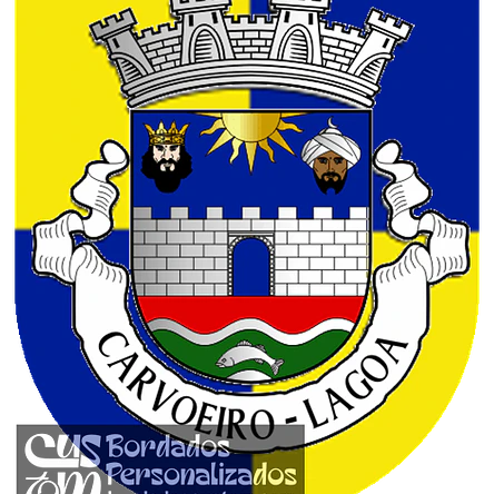 Emblema Bordado Antiga Freguesia de Carvoeiro (Lagoa, Faro) 1