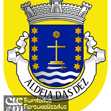 Emblema Bordado Freguesia de Aldeia das Dez (Oliveira do Hospital, Coimbra) 1