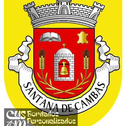 Emblema Bordado Freguesia de Santana de Cambas (Mértola, Beja) 1