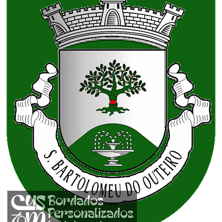 Emblema Bordado Antiga Freguesia de São Bartolomeu do Outeiro (Portel, Évora) 1