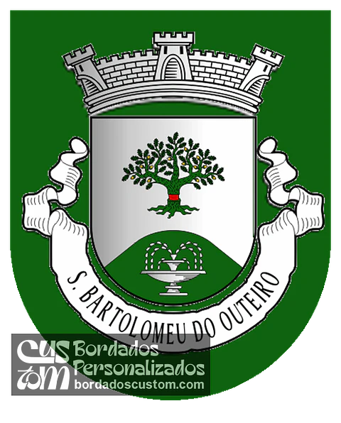 Emblema Bordado Antiga Freguesia de São Bartolomeu do Outeiro (Portel, Évora)
