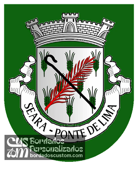 Emblema Bordado Freguesia de Seara (Ponte de Lima, Viana do Castelo)