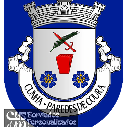 Emblema Bordado Freguesia de Cunha (Paredes de Coura, Viana do Castelo) 1