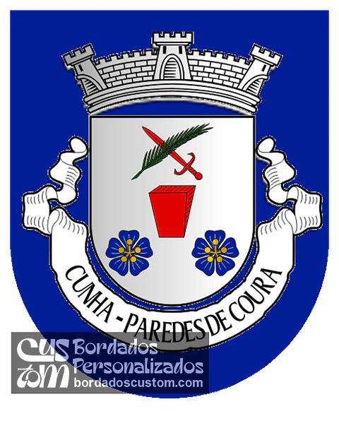 Emblema Bordado Freguesia de Cunha (Paredes de Coura, Viana do Castelo)