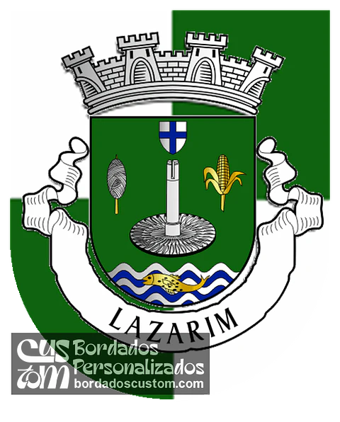 Emblema Bordado Freguesia de Lazarim (Lamego, Viseu)