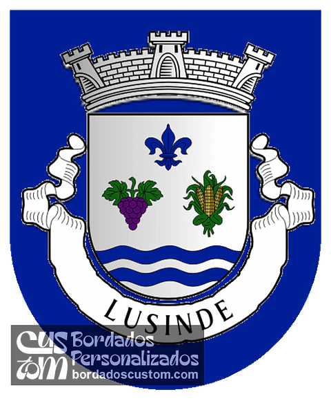 Emblema Bordado Freguesia de Lusinde (Penalva do Castelo, Viseu)