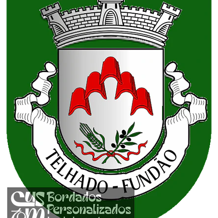 Emblema Bordado Freguesia de Telhado (Fundão, Castelo Branco) 1