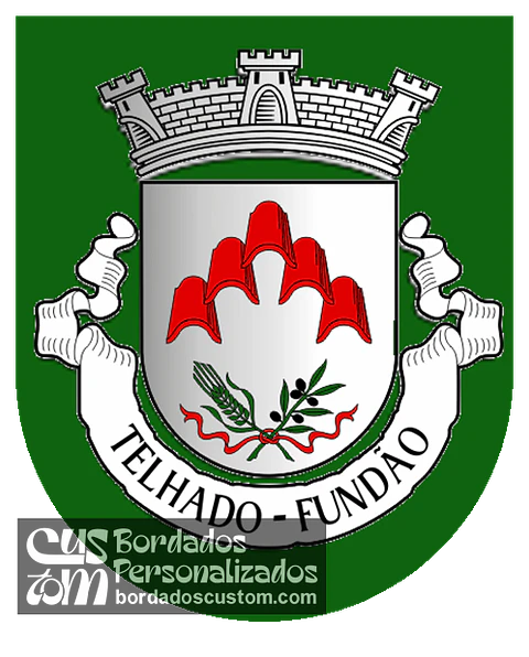 Emblema Bordado Freguesia de Telhado (Fundão, Castelo Branco)