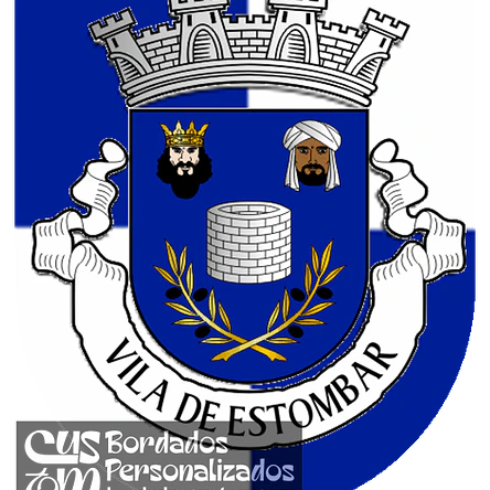 Emblema Bordado Antiga Freguesia de Estombar (Lagoa, Faro) 1