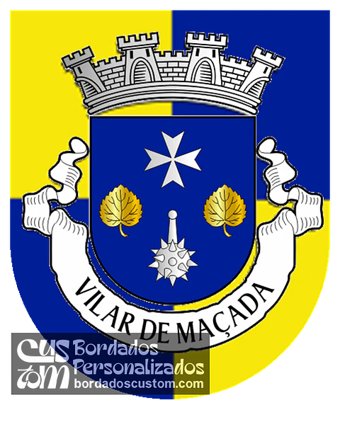 Emblema Bordado Freguesia de Vilar de Maçada (Alijó, Vila Real)