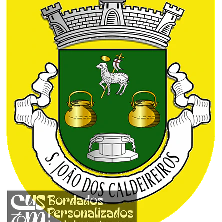 Emblema Bordado Freguesia de São João dos Caldeireiros (Mértola, Beja) 1