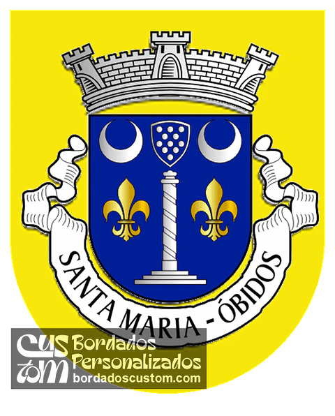Emblema Bordado Antiga Freguesia de Óbidos (Santa Maria) (Óbidos, Leiria)