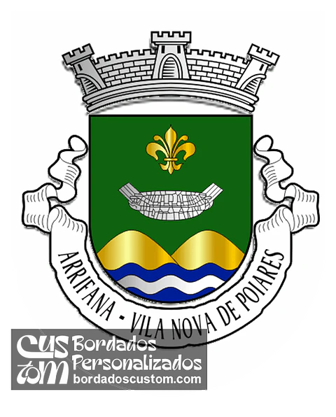Emblema Bordado Freguesia de Arrifana (Vila Nova de Poiares, Coimbra)