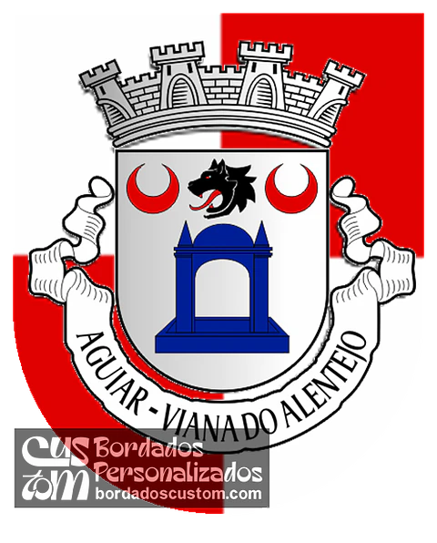 Emblema Bordado Freguesia de Aguiar (Viana do Alentejo, Évora)