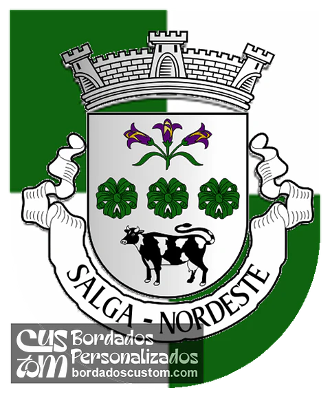Emblema Bordado Freguesia de Salga (Nordeste, Açores)